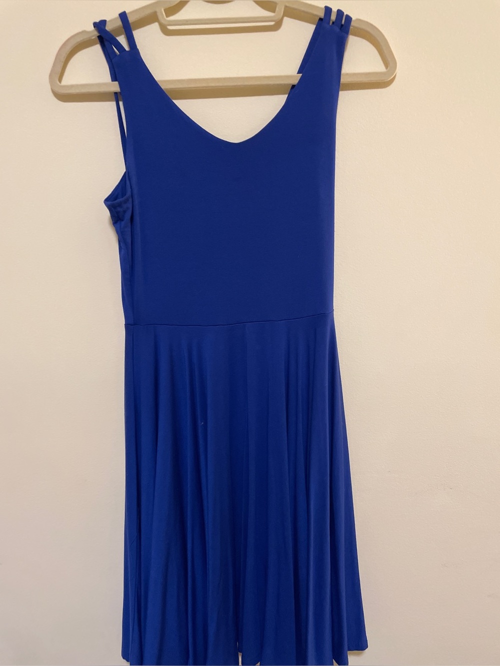 Sleeveless Midi Dress in Cobalt Blue